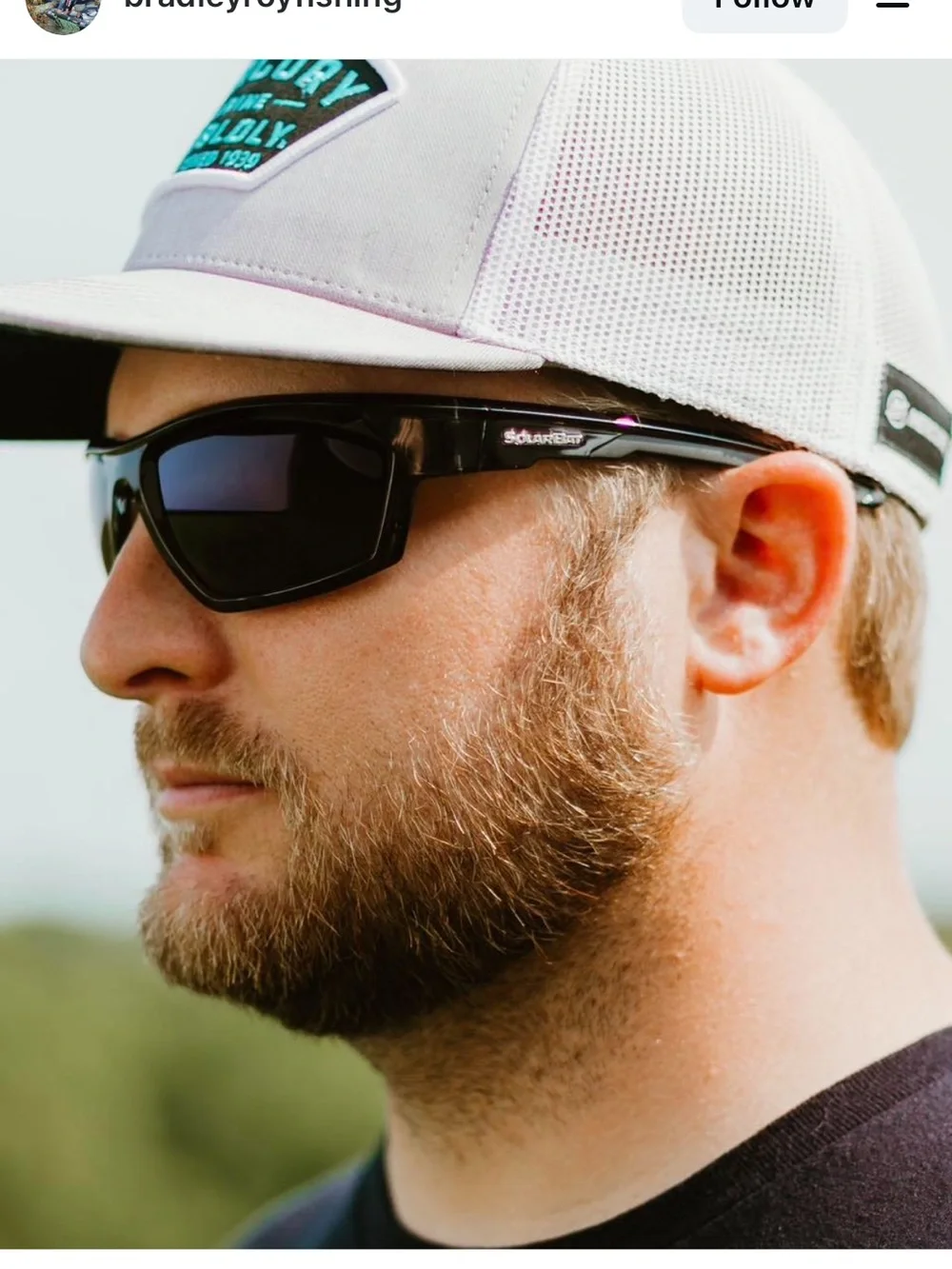 Solar Bat Bradley Roy polarized fishing sunglasses, New!